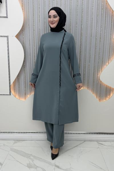 Efila Pantolonlu Takım Gri