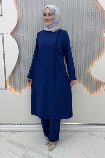 Efila Pantolonlu Takım Lacivert