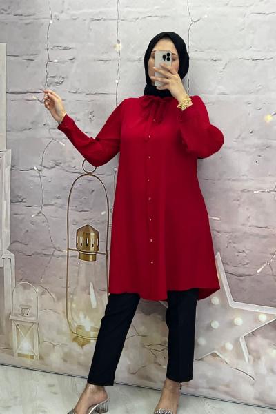 Elena Tunik Kırmızı