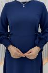 Göknur Elbise Lacivert