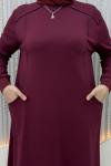 Gözde Elbise Bordo