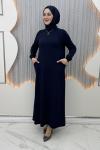 Gözde Elbise Lacivert