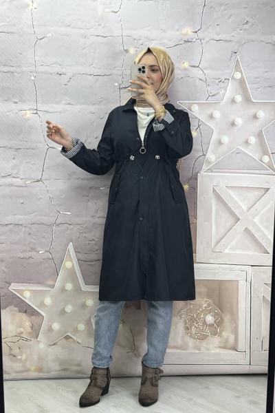 Guiza trenç Lacivert