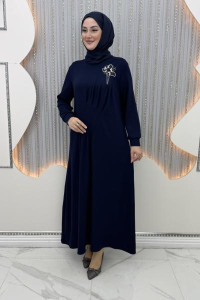 Gülay Elbise Lacivert