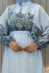 Gülnihal Elbise Mavi