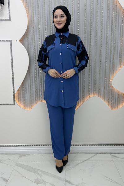 Hansel Pantolonlu Takım Mavi