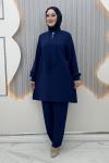 Hoşneva Pantolonlu Takım  Lacivert