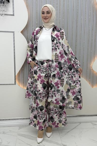 İlkyaz Pantolonlu Takım Siyah