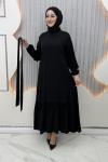 Kupra Elbise Siyah