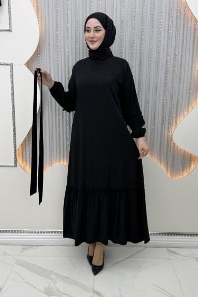 Kupra Elbise Siyah