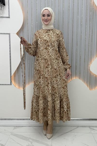 Lodos Elbise Kahverengi