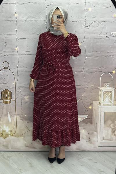 Luzi elbise Kırmızı