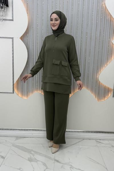Maya Pantolonlu Takım Haki