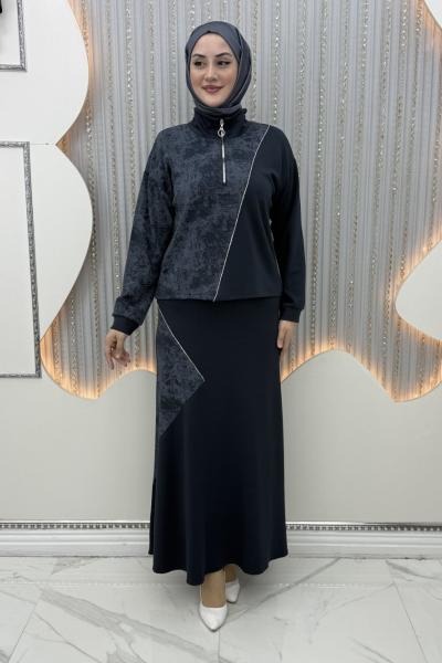 Melodi Etekli Takım Antrasit