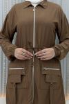 Mihsen pantolonlu takım  Camel