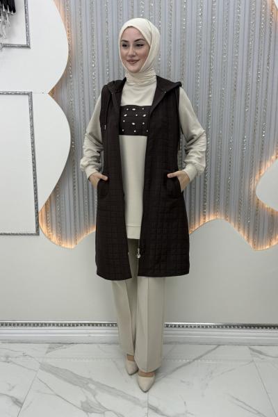 Milan 3’lü Takım Kahverengi