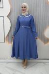 Mualla Elbise Mavi