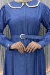 Mualla Elbise Mavi