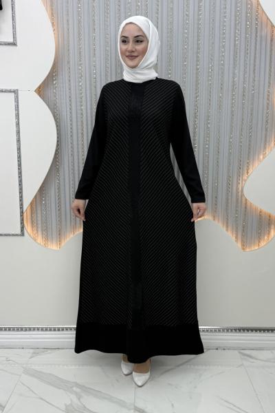 Nevada Elbise Siyah Beyaz