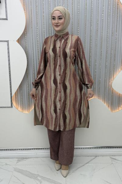 Nosa Pantolonlu takım Pudra