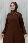 Nuray Elbise Kahverengi