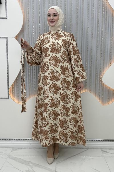 Pınar Elbise Kahverengi