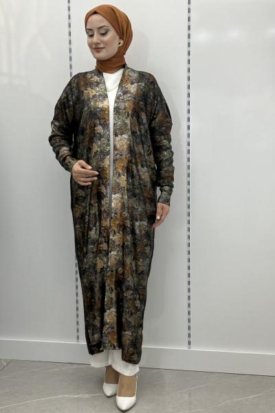 Pırıltı Triko Hırka Sarı