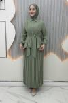 Pırıltı Etekli Takım  Yeşil