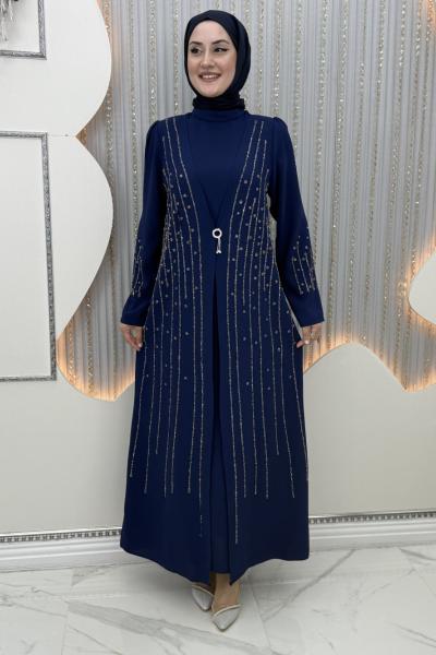 Pırlanta Abiye Lacivert