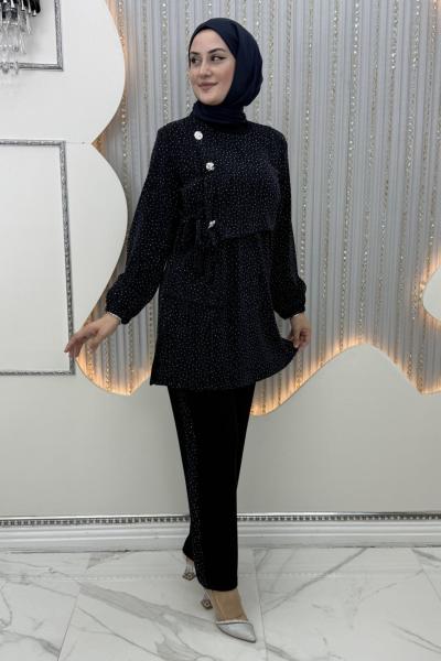 Pullu Pantolonlu Takım Lacivert