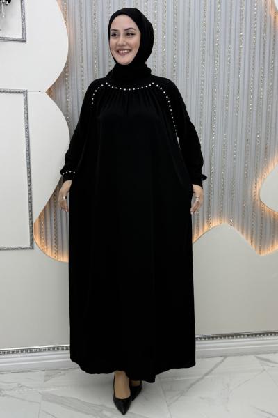 Selvi elbise Siyah