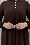 Serenay Elbise Kahverengi