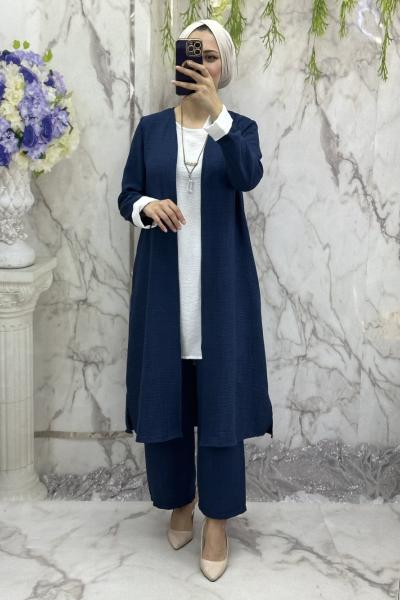 Siruna 3 lü takım  Lacivert