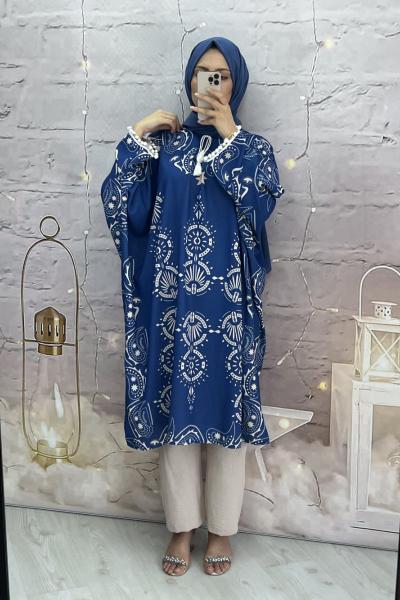 Yaldız tunik  Mavi