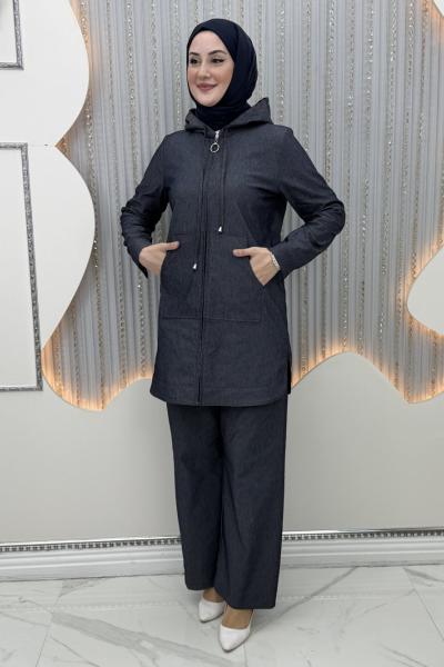 Zenta Pantolonlu Takım Lacivert