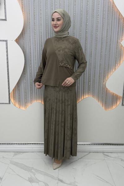 Zernişah Etekli Takım Haki