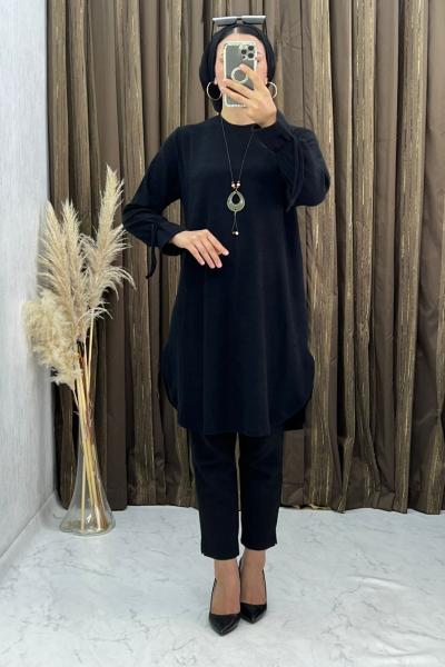 3251 Naz Tunık Siyah  Siyah