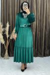 3267 Cansu Kadife Elbise