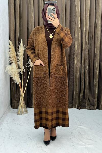 3286 Dilemnaz Hırka Camel Camel