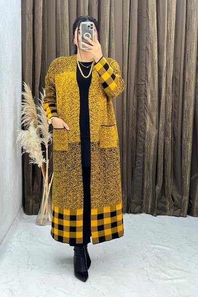 3286 Dilemnaz Hırka Sarı Sarı