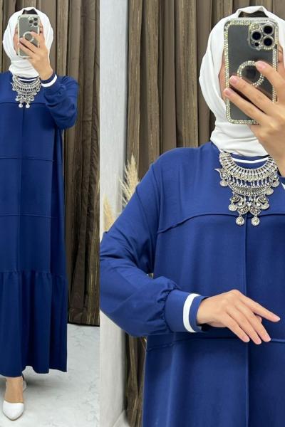 3294 Vildan Elbise İndigo İndigo