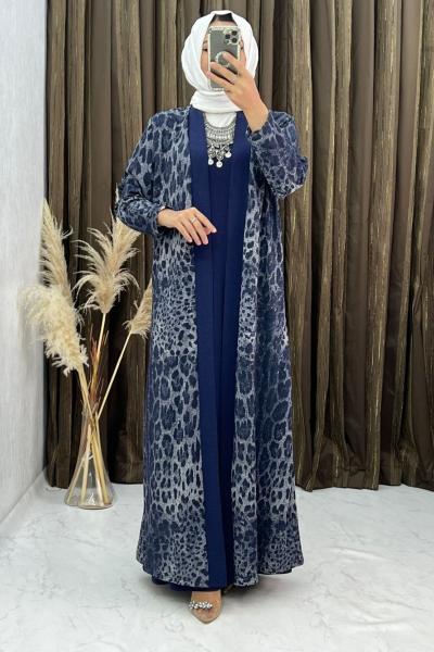 3307 Alize Elbise Takım Lacivert Lacivert