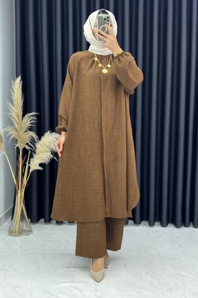 3326 Fersude Takım Kahve Kahverengi