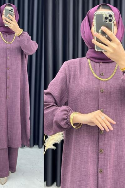 3329 Gülümser Takım Lila Lila