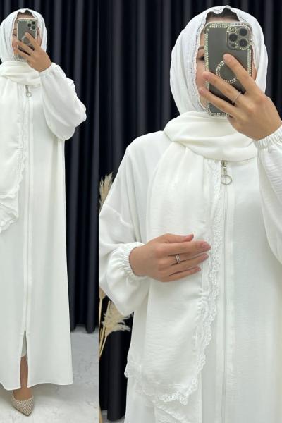 Nursema Elbise Beyaz