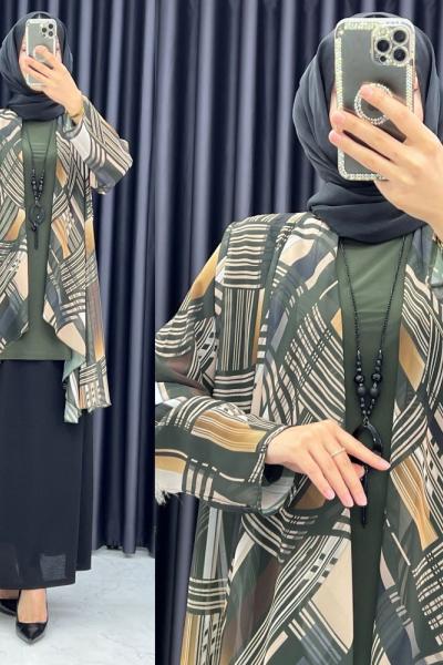 3344 Karayel 2 li TakımHAKİ Haki