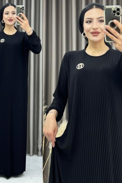 3364 evin elbise siyah Siyah