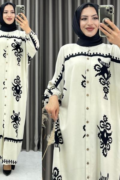 3365 Rakkas Tunik/Elbise EKRU Ekru