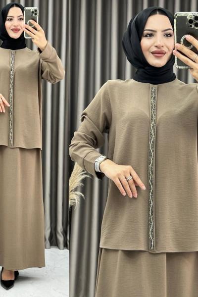 3371 Sedef Etekli Takım Vizon Vizon