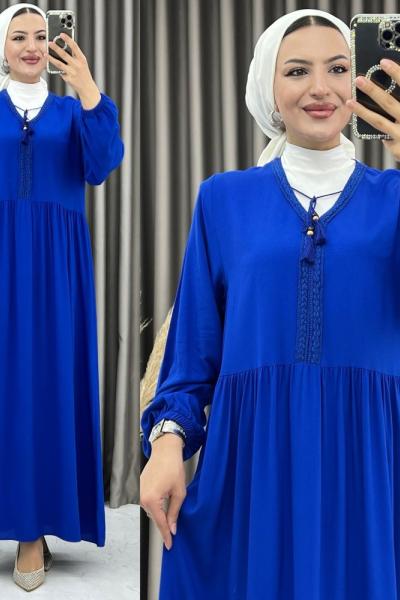 3373 Melek Elbise Mavi Mavi